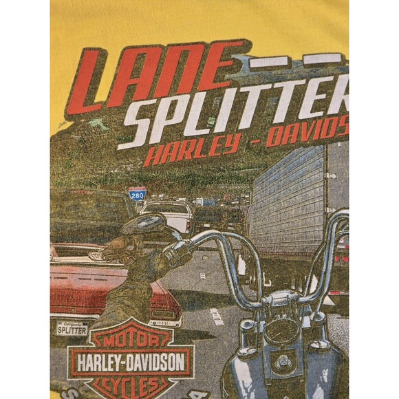 Harley Davidson New Port Richey Florida 2016 Yellow Shirt Size XL - Picture 6 of 7